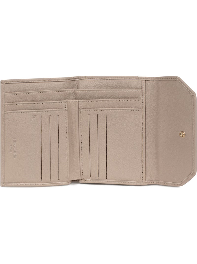 Cartera - 1 pliegue - Detener RFID - Cuero de vaca TAIMA Gris - Kiabi