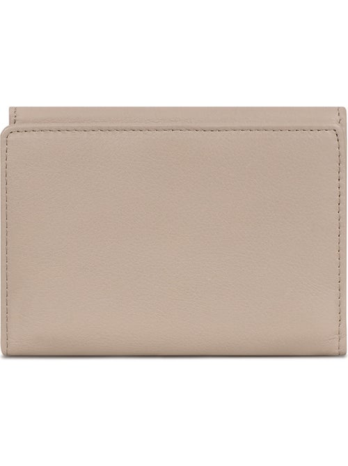 Cartera - 1 pliegue - Detener RFID - Cuero de vaca TAIMA - Kiabi
