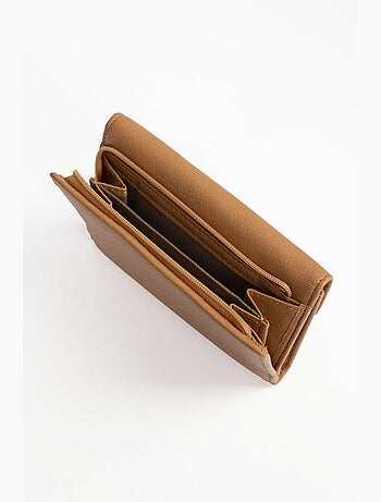 Cartera - 1 pliegue - detener rfid - cuero de vaca taima