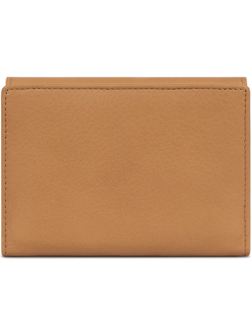 Cartera - 1 pliegue - Detener RFID - Cuero de vaca TAIMA - Kiabi
