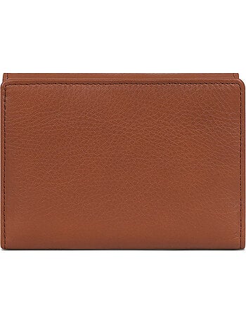 Cartera - 1 pliegue - detener rfid - cuero de vaca taima
