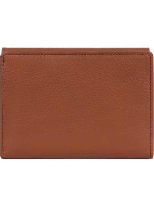 Cartera - 1 pliegue - Detener RFID - Cuero de vaca TAIMA - Kiabi