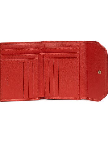 Cartera - 1 pliegue - detener rfid - cuero de vaca taima