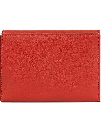 Cartera - 1 pliegue - detener rfid - cuero de vaca taima