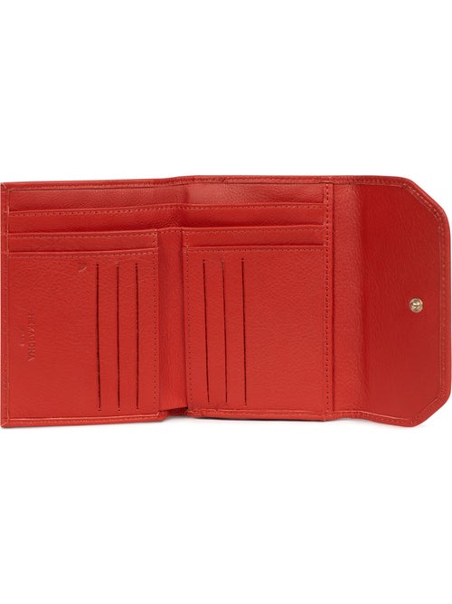 Cartera - 1 pliegue - Detener RFID - Cuero de vaca TAIMA - Kiabi