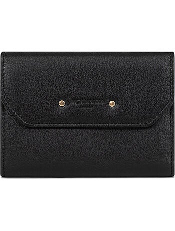 Cartera - 1 pliegue - detener rfid - cuero de vaca taima