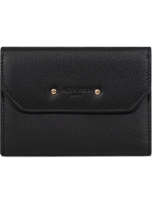 Cartera - 1 pliegue - Detener RFID - Cuero de vaca TAIMA - Kiabi
