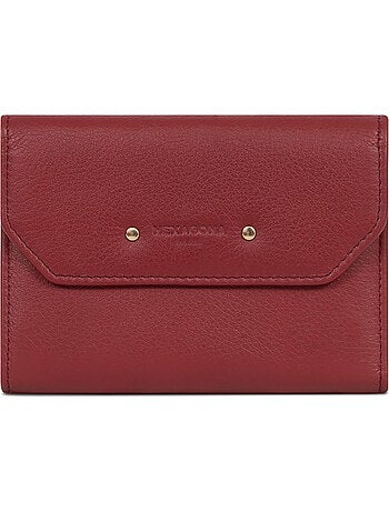 Cartera - 1 pliegue - Detener RFID - Cuero de vaca TAIMA