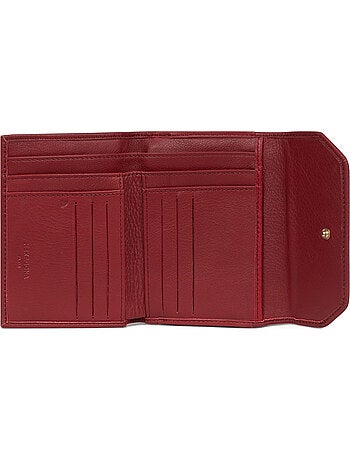 Cartera - 1 pliegue - Detener RFID - Cuero de vaca TAIMA
