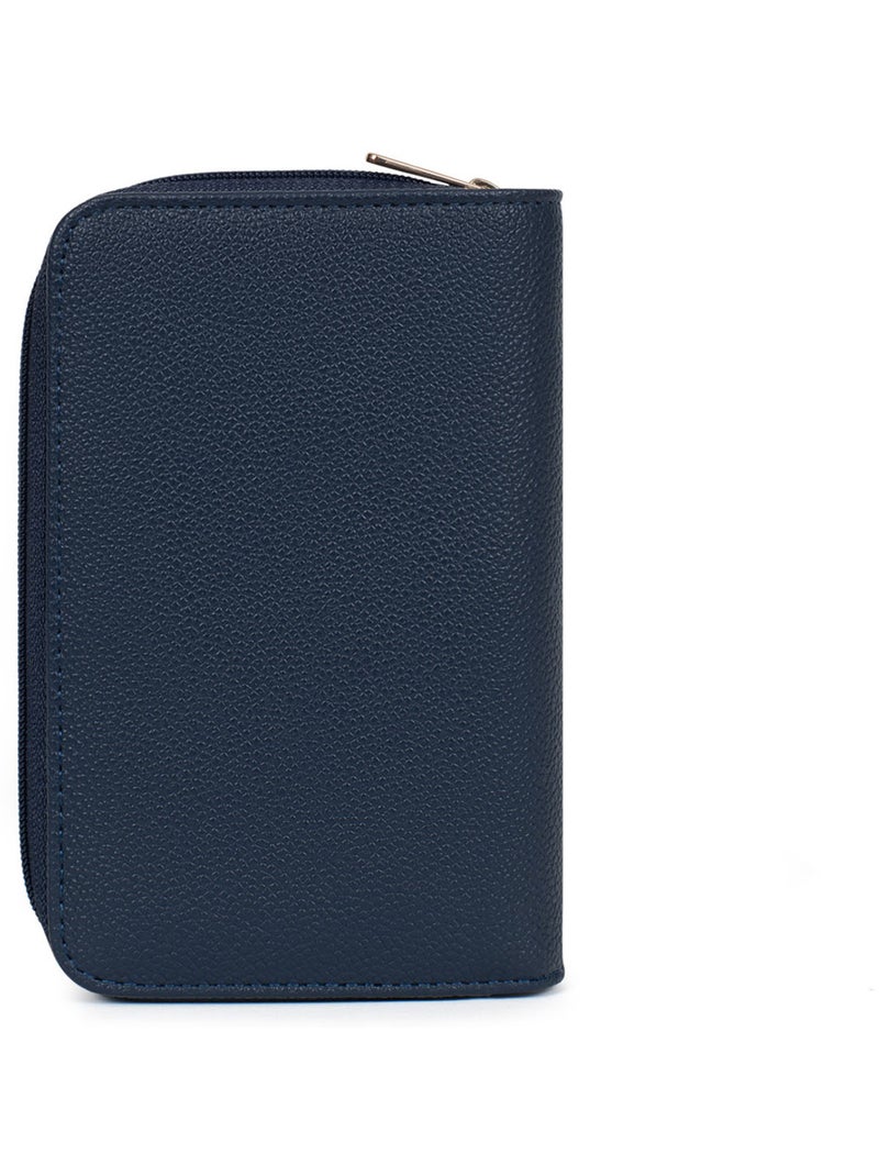 Cartera - 1 pliegue - detener rfid lys hexagona Azul marino - Kiabi