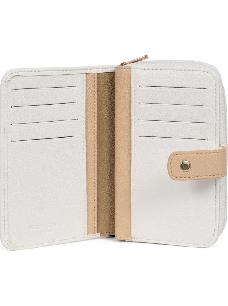 Cartera - 1 pliegue - detener rfid lys hexagona Blanco Multicolor - Kiabi
