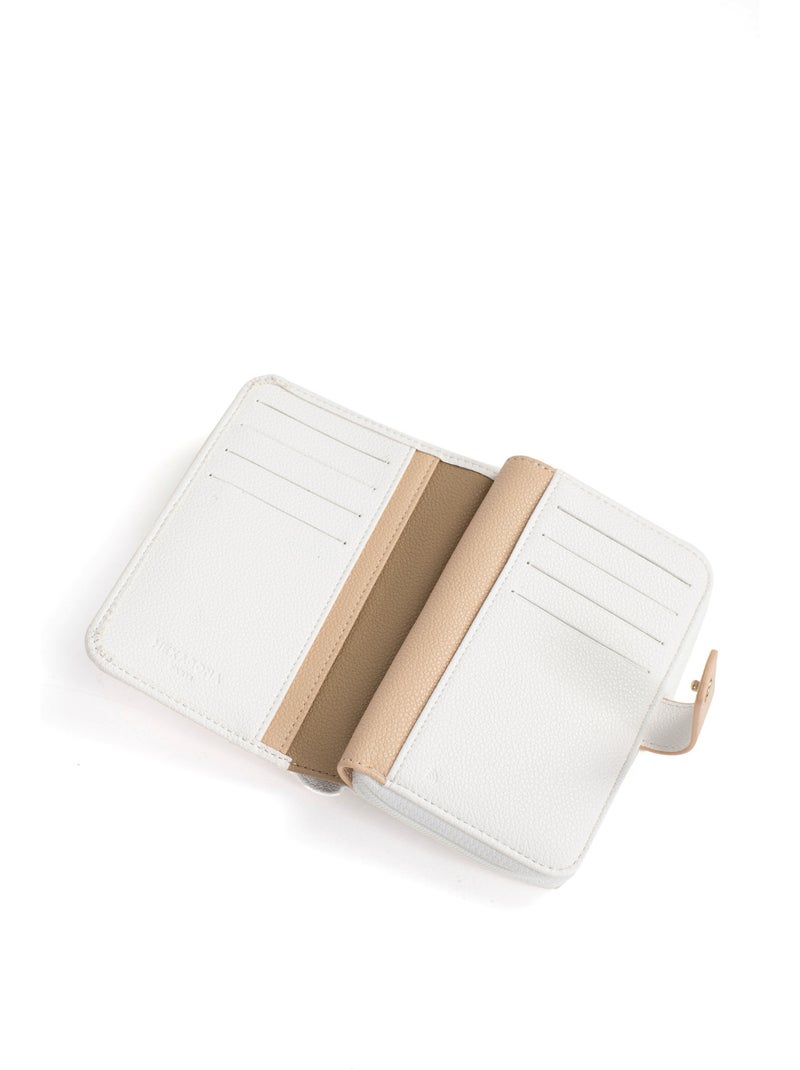 Cartera - 1 pliegue - detener rfid lys hexagona Blanco Multicolor - Kiabi