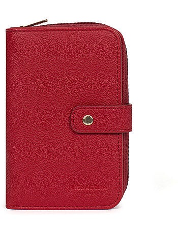 Cartera - 1 pliegue - detener rfid lys hexagona