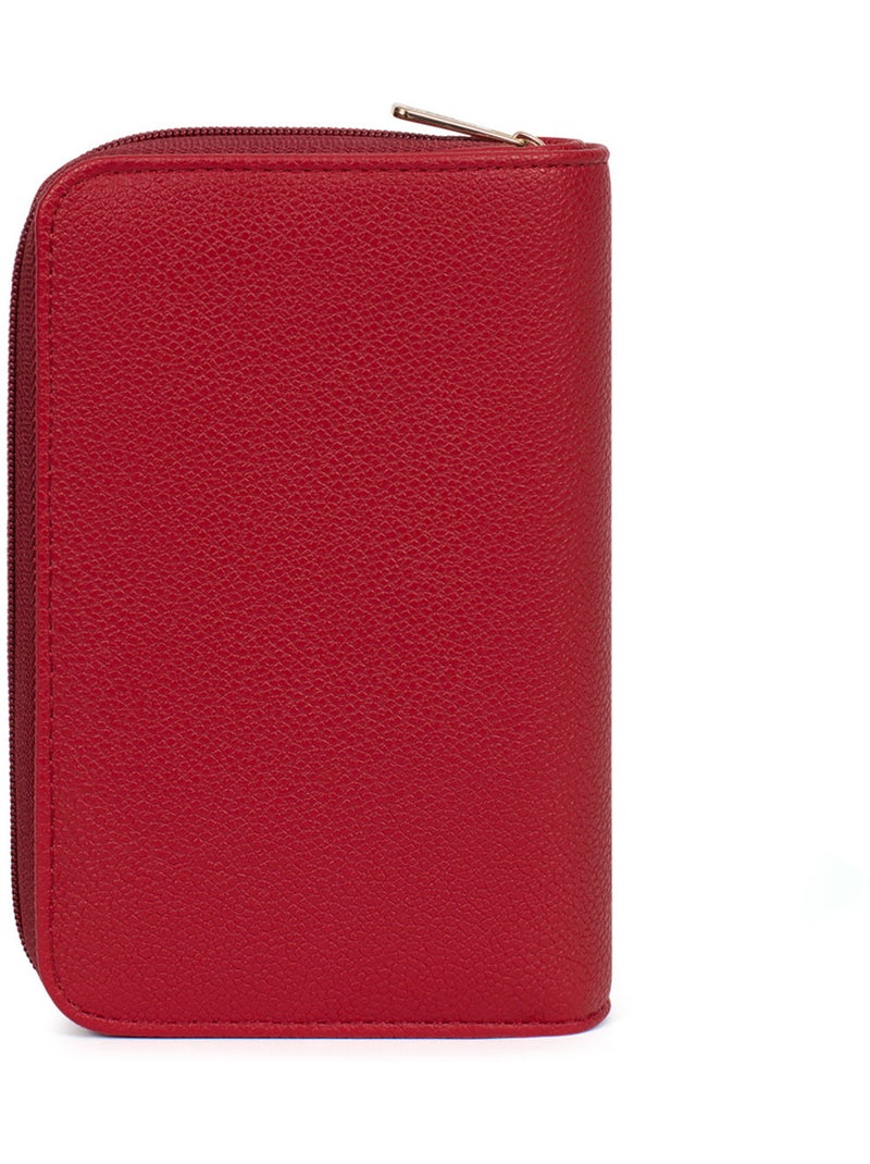Cartera - 1 pliegue - detener rfid lys hexagona Rojo - Kiabi