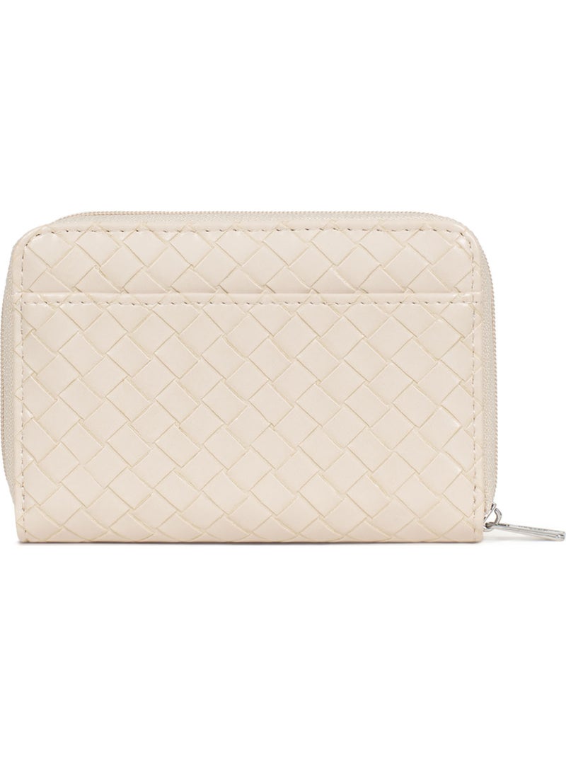 Cartera - 1 pliegue - detener rfid nila hexagona Marfil - Kiabi