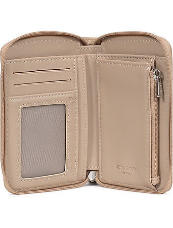 Cartera - 1 pliegue - detener rfid nila