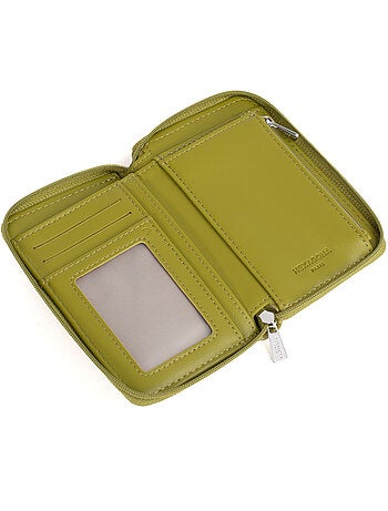 Cartera - 1 pliegue - detener rfid nila
