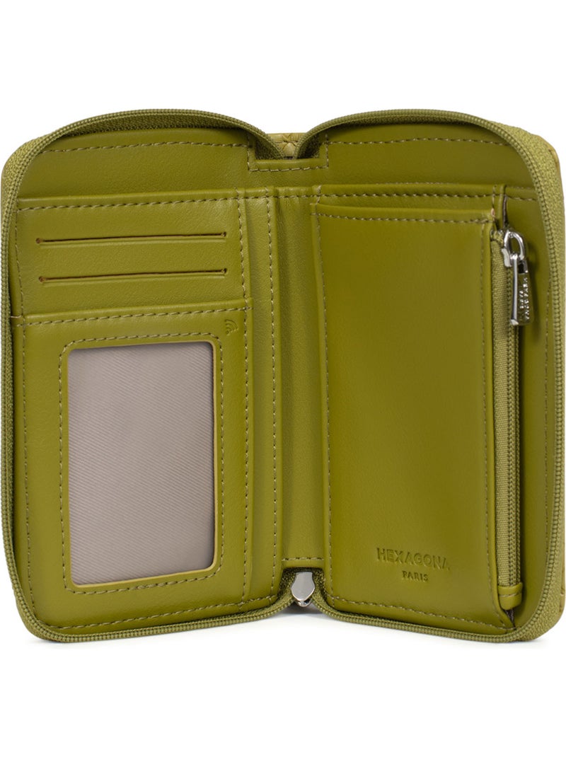 Cartera - 1 pliegue - Detener RFID NILA Verde claro - Kiabi