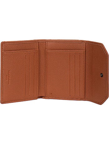 Cartera - 1 pliegue - detener rfid ronda