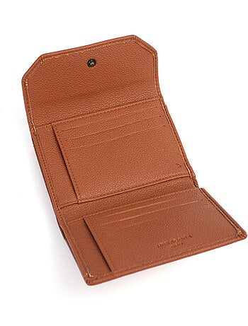 Cartera - 1 pliegue - detener rfid ronda