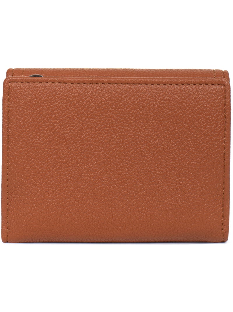 Cartera - 1 pliegue - Detener RFID RONDA Cognac - Kiabi