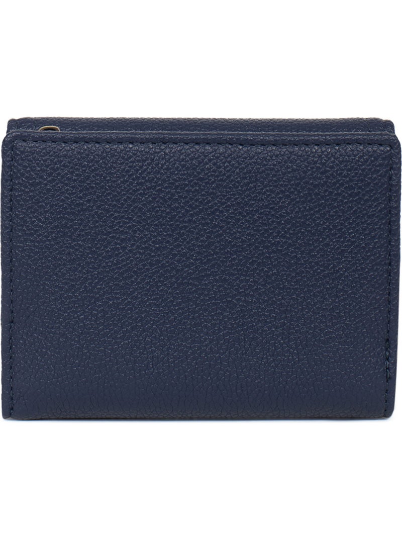 Cartera - 1 pliegue - detener rfid ronda hexagona Azul marino - Kiabi