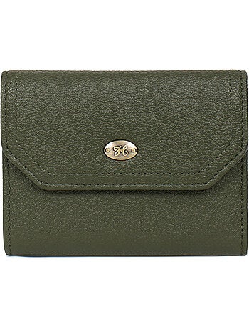 Cartera - 1 pliegue - detener rfid ronda hexagona