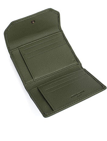 Cartera - 1 pliegue - detener rfid ronda hexagona