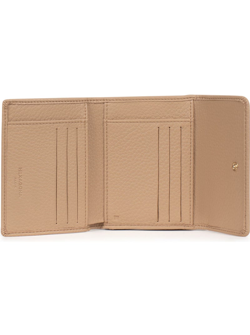 Cartera - 1 pliegue - detener rfid zora hexagona Beige arena - Kiabi