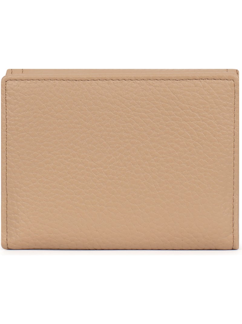 Cartera - 1 pliegue - detener rfid zora hexagona Beige arena - Kiabi