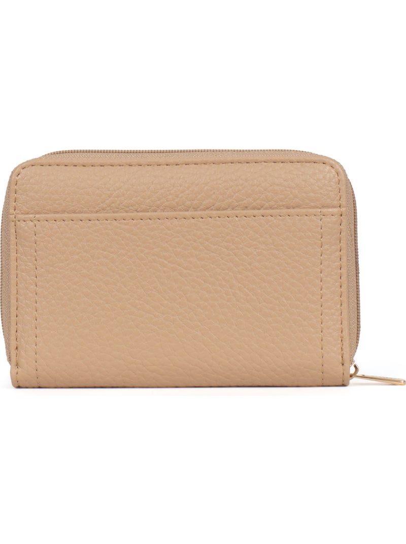 Cartera - 1 pliegue - detener rfid zora hexagona Beige arena - Kiabi