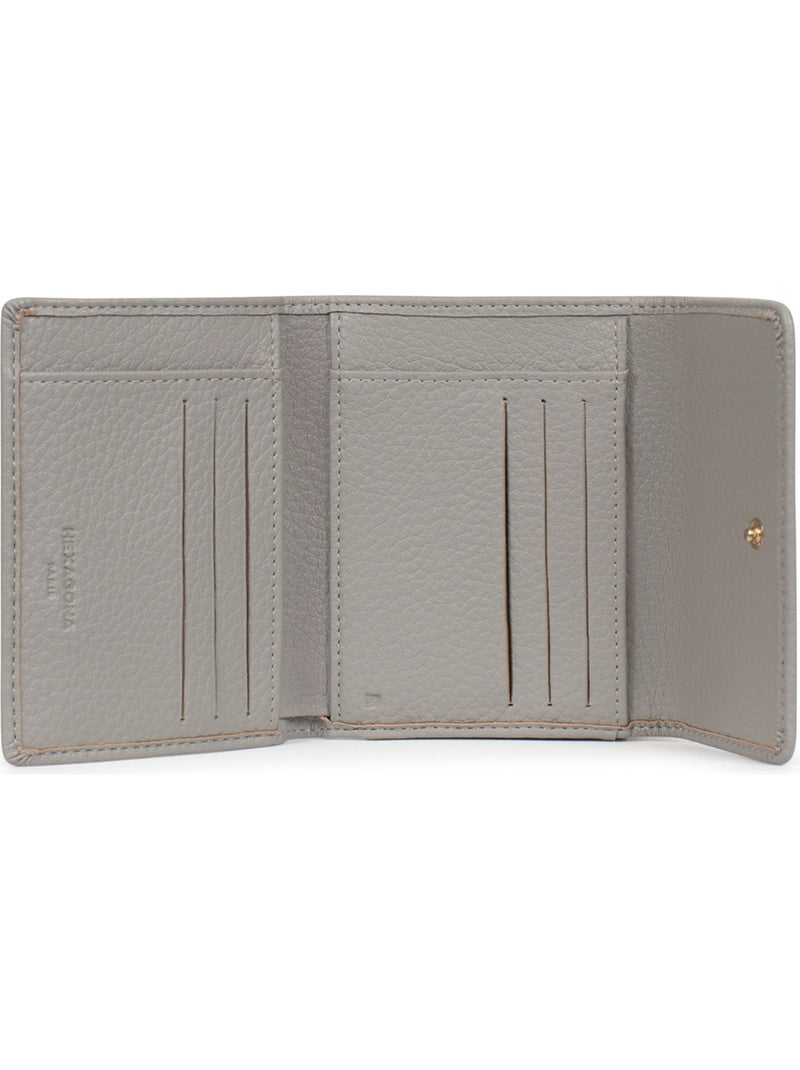 Cartera - 1 pliegue - detener rfid zora hexagona Gris claro - Kiabi