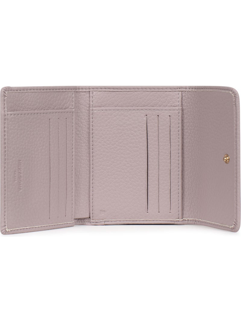 Cartera - 1 pliegue - detener rfid zora hexagona Malva chiaro - Kiabi