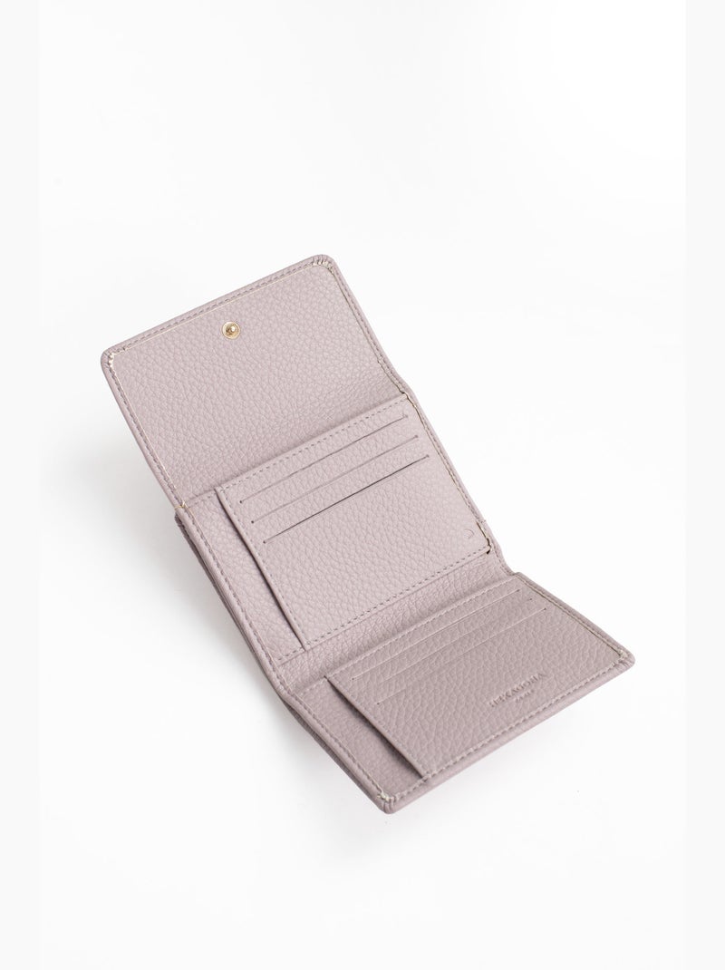 Cartera - 1 pliegue - detener rfid zora hexagona Malva chiaro - Kiabi