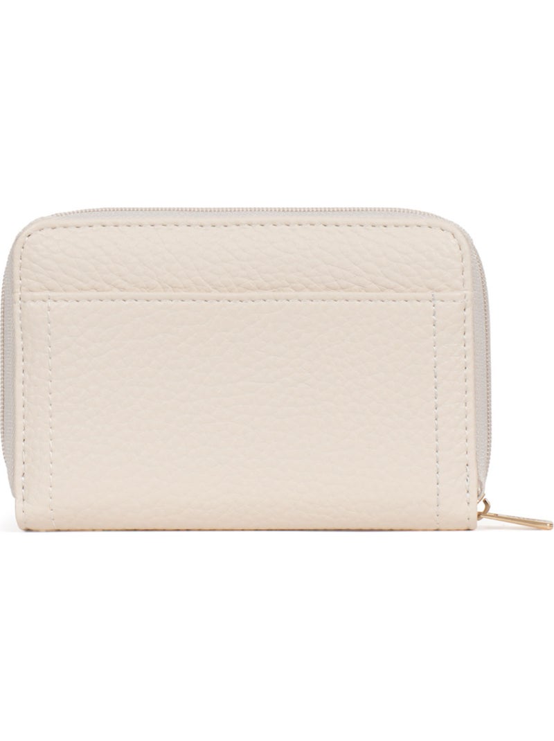 Cartera - 1 pliegue - detener rfid zora hexagona Marfil - Kiabi