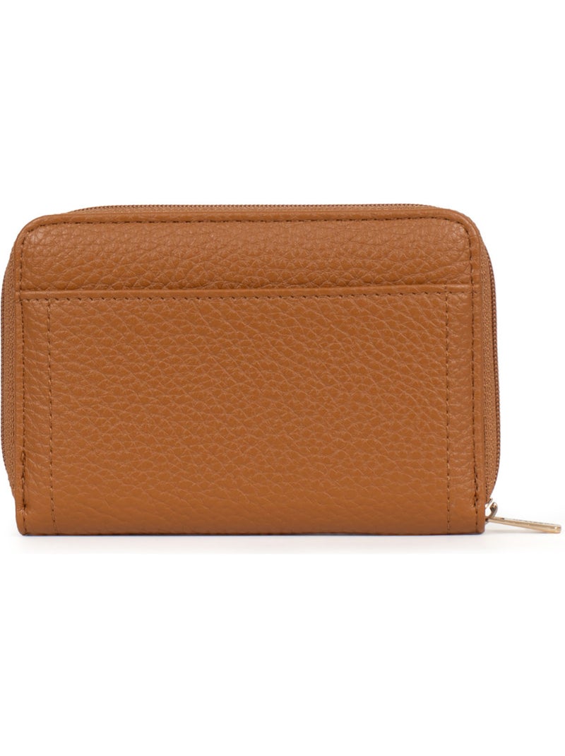 Cartera - 1 pliegue - detener rfid zora hexagona Marrón caramelo - Kiabi
