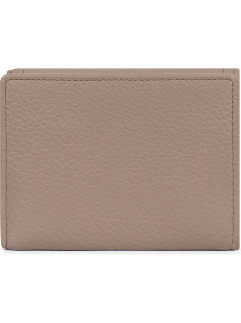 Cartera - 1 pliegue - detener rfid zora hexagona Taupe - Kiabi