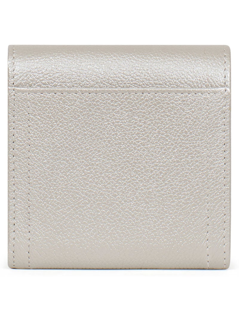 Cartera - 2 pliegues - detener rfid - cuero luna hexagona Plata - Kiabi