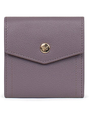 Cartera - 2 pliegues - Detener RFID - Cuero LUNA
