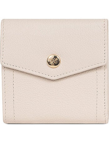 Cartera - 2 pliegues - Detener RFID - Cuero LUNA