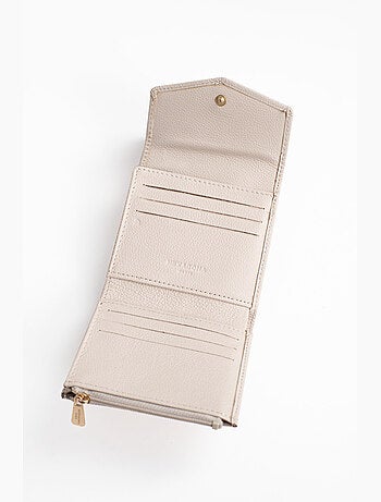 Cartera - 2 pliegues - Detener RFID - Cuero LUNA