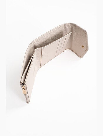 Cartera - 2 pliegues - Detener RFID - Cuero LUNA