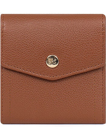 Cartera - 2 pliegues - Detener RFID - Cuero LUNA