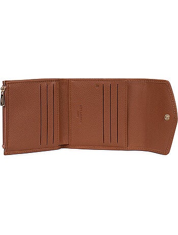 Cartera - 2 pliegues - Detener RFID - Cuero LUNA