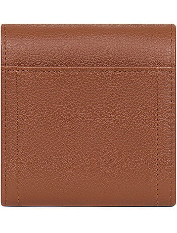 Cartera - 2 pliegues - Detener RFID - Cuero LUNA