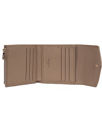 Cartera - 2 pliegues - Detener RFID - Cuero LUNA