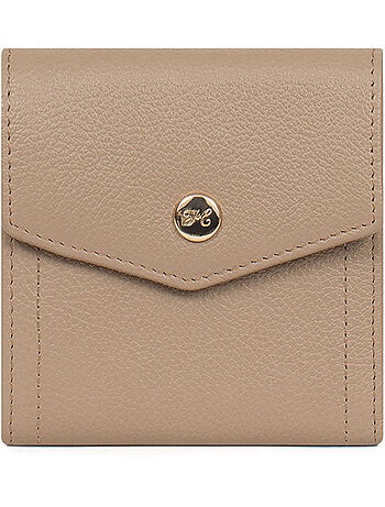 Cartera - 2 pliegues - Detener RFID - Cuero LUNA