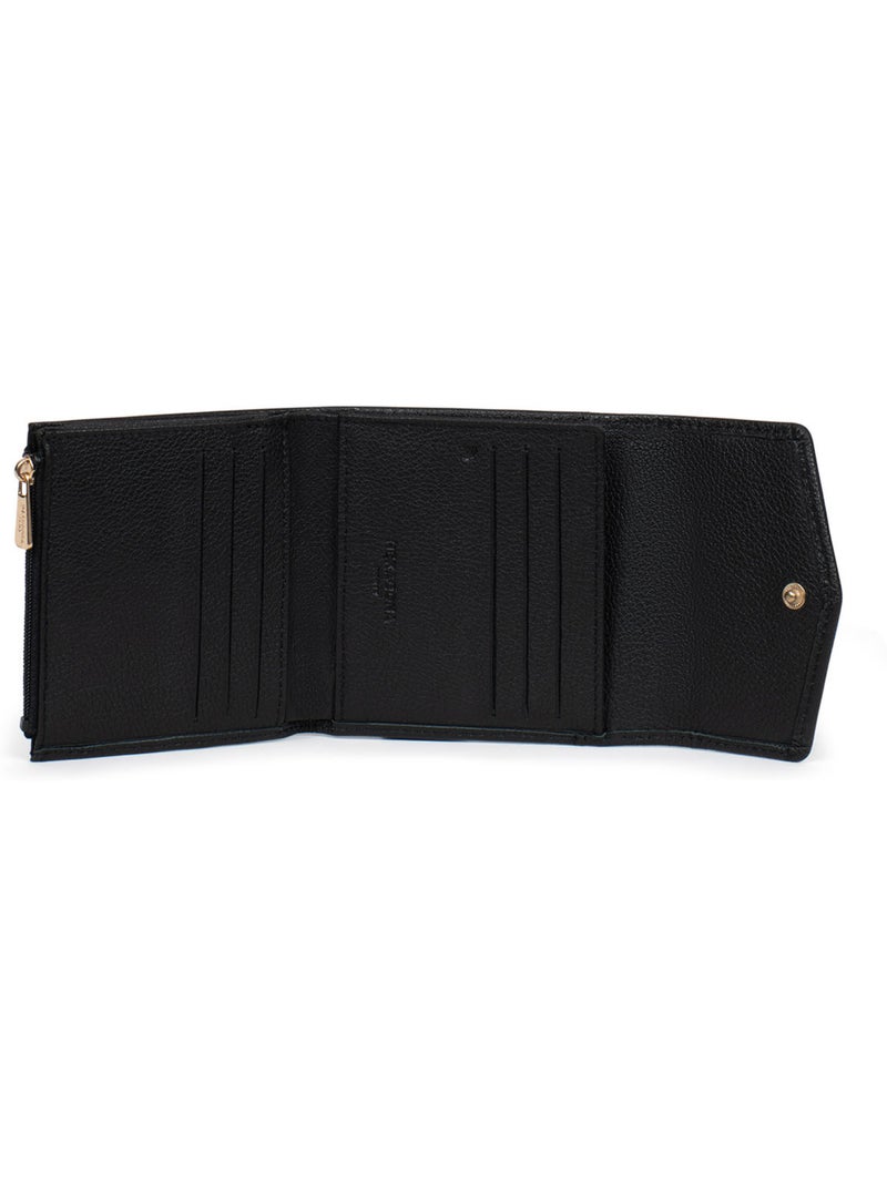 Cartera - 2 pliegues - Detener RFID - Cuero LUNA Negro - Kiabi