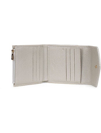 Cartera - 2 pliegues - Detener RFID - Cuero LUNA
