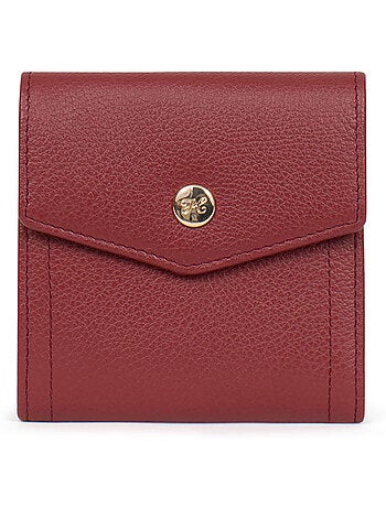 Cartera - 2 pliegues - Detener RFID - Cuero LUNA